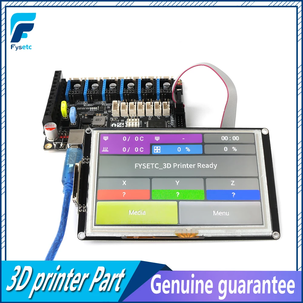 S6 V2.0 Board 32 Bit Control XH Version With TFT81050 Smart Controller LCD Display 5 inch Touch Screen 3D Printer Parts | Компьютеры и