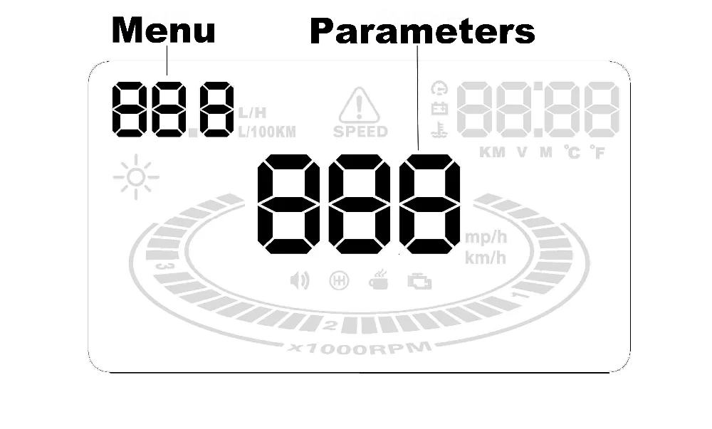 HUD E300 дисплей автомобиля gps OBD OBD2 диагностический инструмент проектор Цифровой измеритель скорости автомобиля сигнализация безопасности