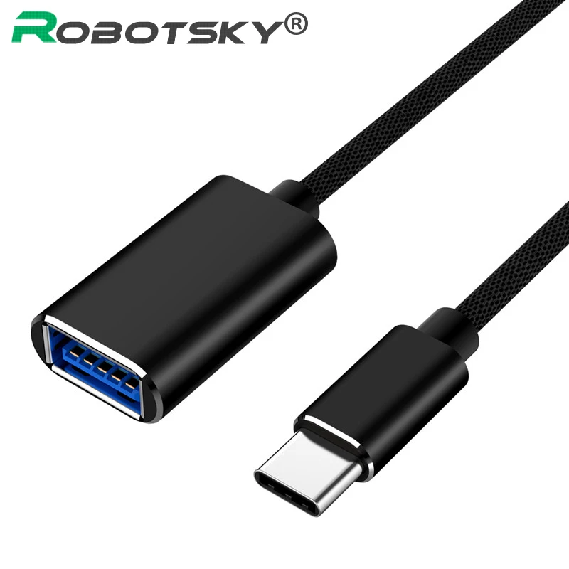 USB C папа USB2.0 Женский конвертер Тип 2 0 OTG кабель USB-C синхронизации данных