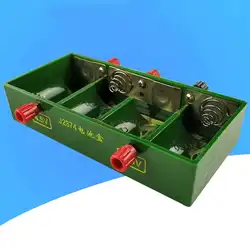 Equipamento de experimento físico para 1 1 caixa de bateria orgânica no 1 conjunto de eletricidade física para meninos e meninas pequenas