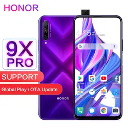 Honor 9X Pro Поддержка Google 8 Гб 128 ГБ 2340x1080P 6,59 дюймов полный экран 8MP 3 камеры 4000 мАч GPU Kirin 810 восьмиядерный смартфон