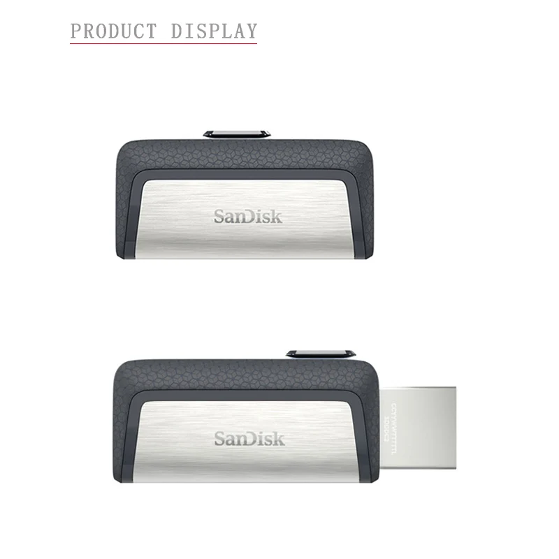 SanDisk SDDC2 USB 3,0 OTG флеш-накопитель U диск 256 ГБ 128 Гб 64 ГБ 32 ГБ флеш-накопитель Флешка карта памяти для ПК/Android type-C