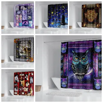 

Shower Curtains New Animals Pattern Style Waterproof Bathroom Curtains For Bathroom