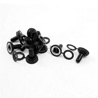 

10 Pcs 11mm Female Thread Waterproof Toggle Switch Rubber Cover