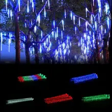 5 цветов 30 см метеоритный дождь водонепроницаемый яркий светодиодный фонарь Открытый Рождественский фестиваль украшения лампы ЕС Plug