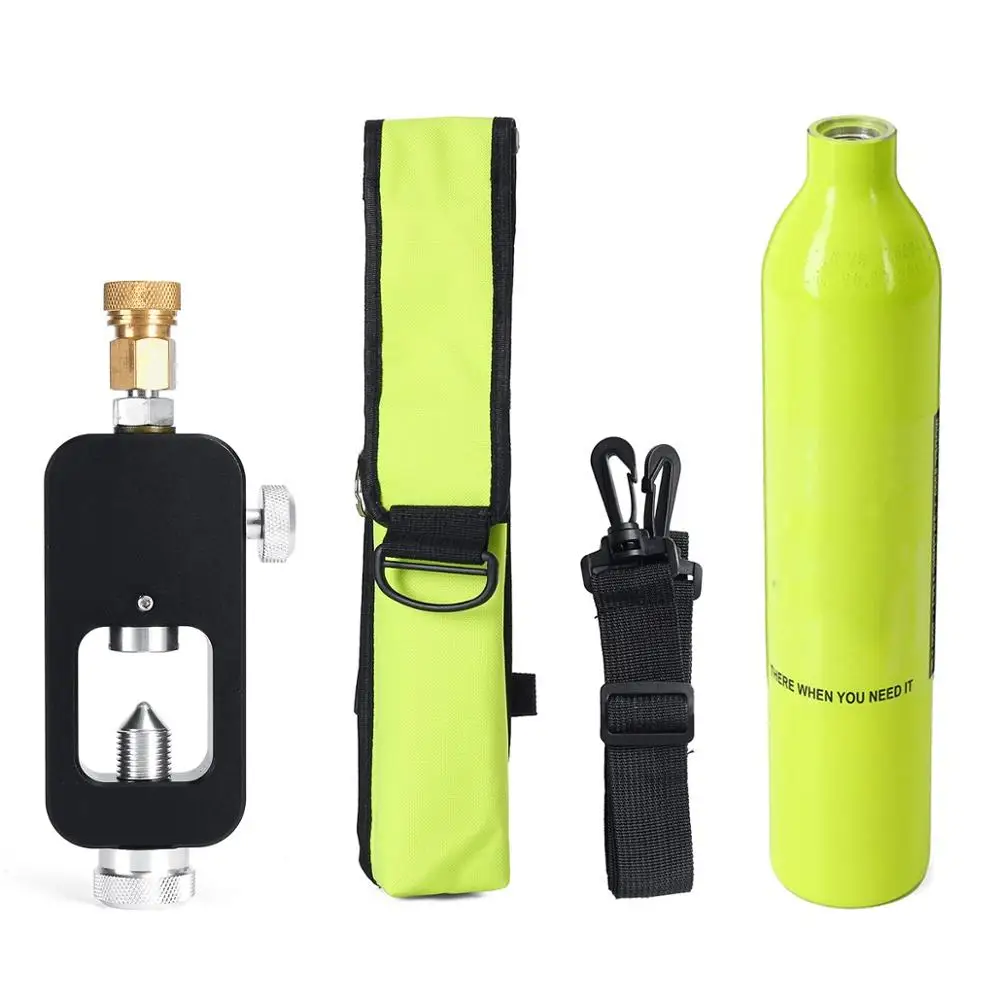 Оборудование для дайвинга мини 0.5L баллон для подводного плавания кислородный резервуар трубка респиратор сумка Подводное плавание Подводное дыхание запчасти - Цвет: Type d