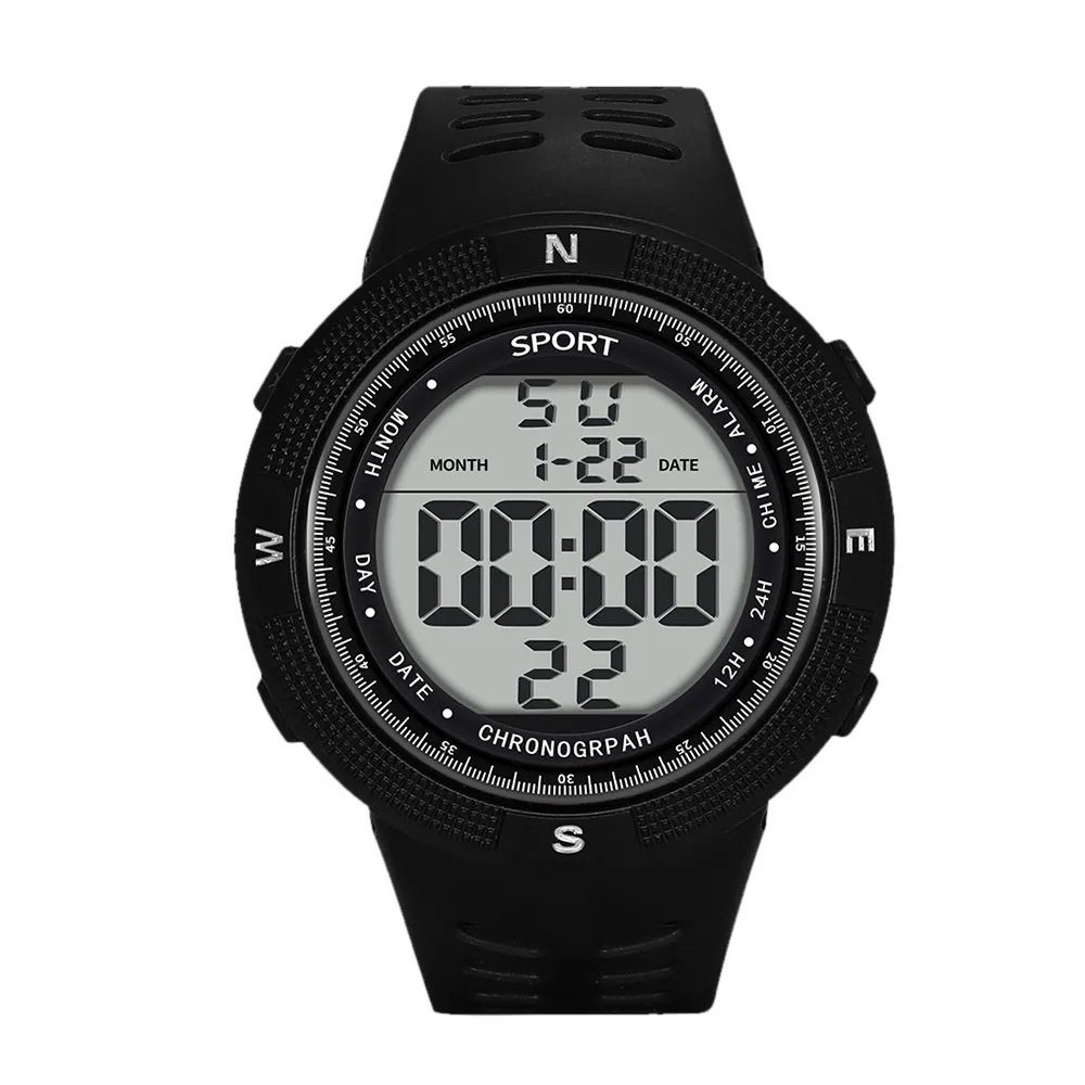Модные спортивные часы для молодых Reloj Hombre высококачественные многофункциональные 30 м спортивные электронные водонепроницаемые часы Relogio Masculino