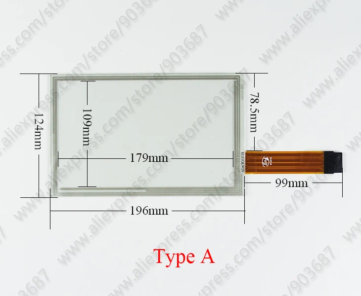 Touch Screen Digitizer for Trimble Agriculture FM750 and Case IH CFX750 Description Image.This Product Can Be Found With The Tag Names Cheap Industrial Computer Accessories, Computer Office, High Quality Computer Office, Industrial Computer Accessories