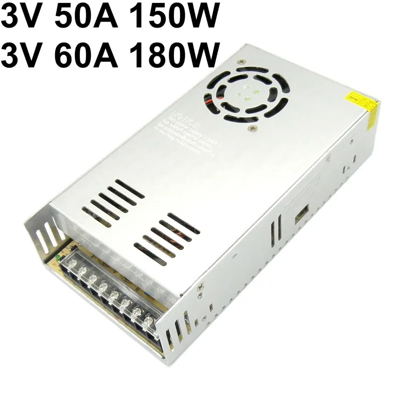 Универсальный источник питания с регулируемым переключением 3 В 50 А 150 Вт 60 180 для