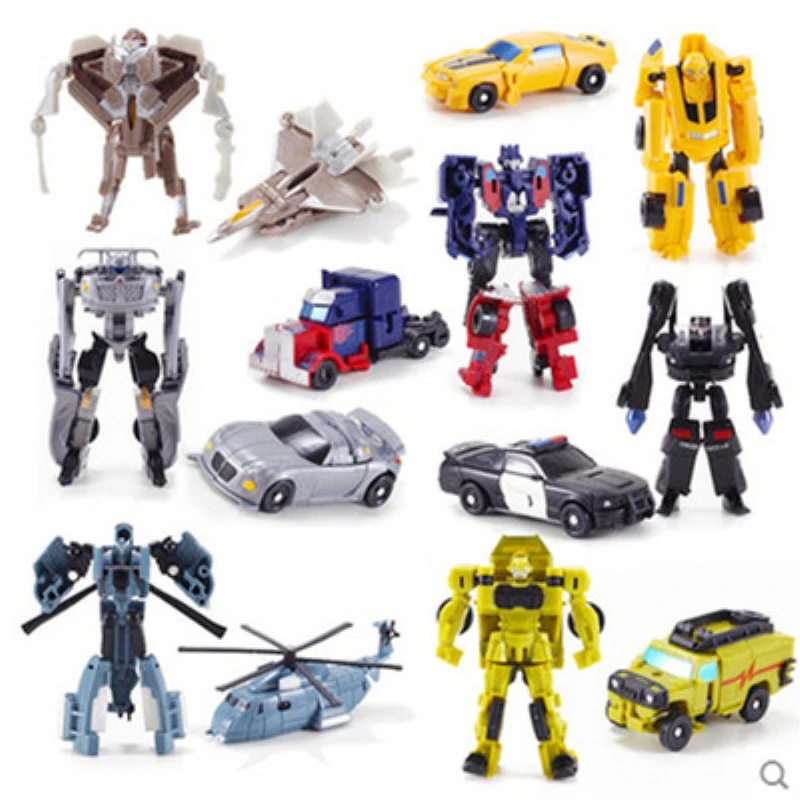 

Hot 7 style transformation Robot Action Figure Toys Mini Cars Robot Classic model Toys For Children Gifts Christmas gifts