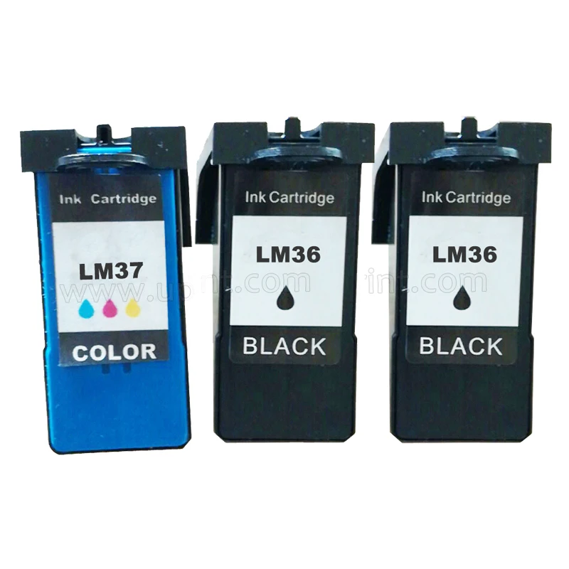 3 Ink Cartridges 36xl 37xl for Lexmark 36 37 X3650 X4650 X5650 X5650es X6650 X6675 Z2420 printer | Компьютеры и офис