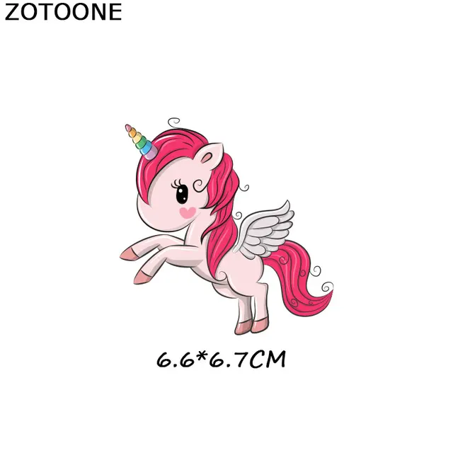 ZOTOONE Cute Cartoon Animal Patches Heat Transfer Iron on Patch for T-Shirt Children Gift DIY Clothes Stickers Heat Transfer G 1089