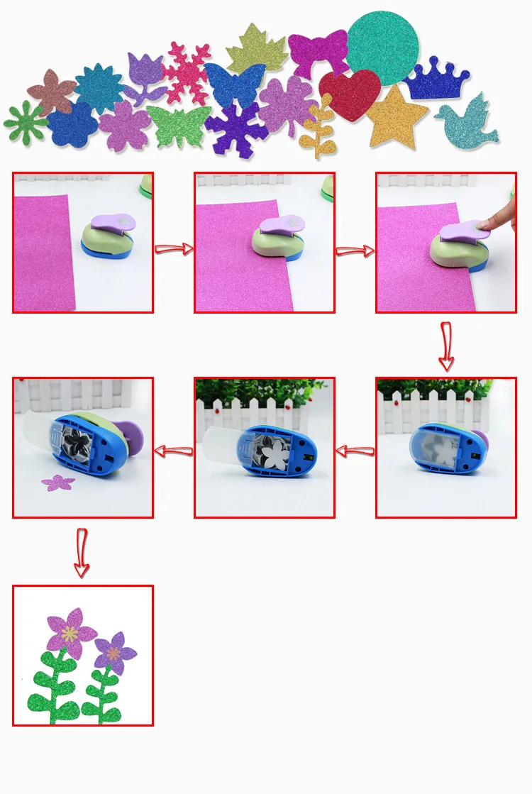 2.5cm 수제 공예 및 스크랩북킹 도구 사진 갤러리용 종이 펀치 DIY 기프트 카드 펀치 엠보싱 장치 단풍잎 모양