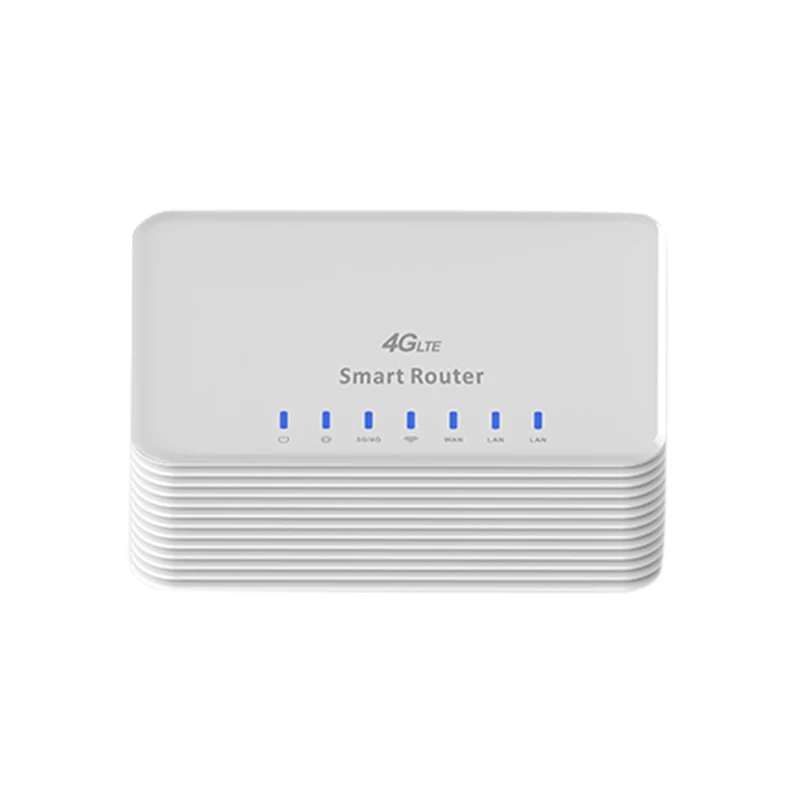 

Household 4G Router Lte Wireless Router Mobile Wifi Hotspot Modem Sim Card Slot LAN Port Support SIM Card Portable Wireless Rout