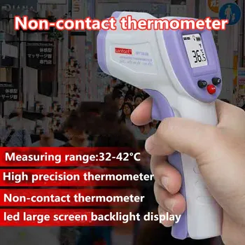 

термометр цифровой Termometro Digital Lcd Digital Non-contact Ir Infrared Thermometer Forehead Body Temperature метеостанция