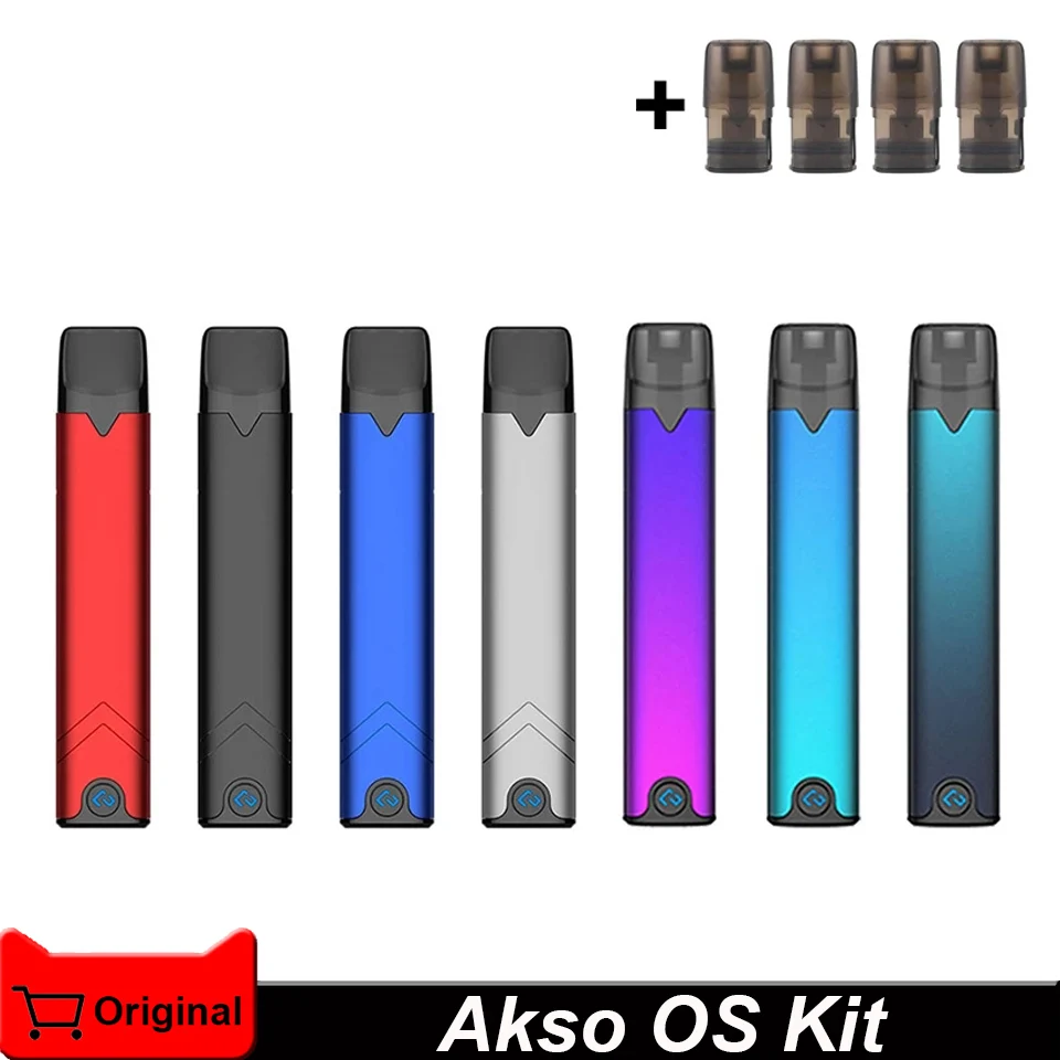 Оригинальный HCIGAR Akso OS Pod System Kit 420mAh 1 4 ml ohm пополняемая емкость MTL испаритель