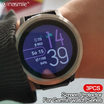 

3PCS Watch Screen Protector For Garmin fenix 5 6 S X Vivoactive 3 4 Forerunner 45 225 235 245 645 735 745 935 945 Tempered Glass