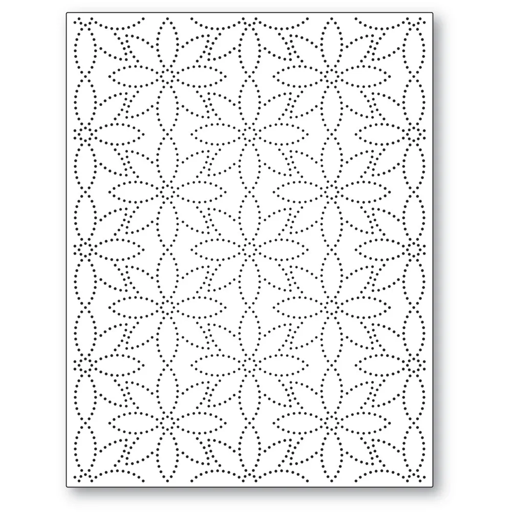 2021 AliliArts Metal Cutting Dies Stitched flower panel diy Scrapbooking Photo Album Decorative Embossing PaperCard Crafts Die 