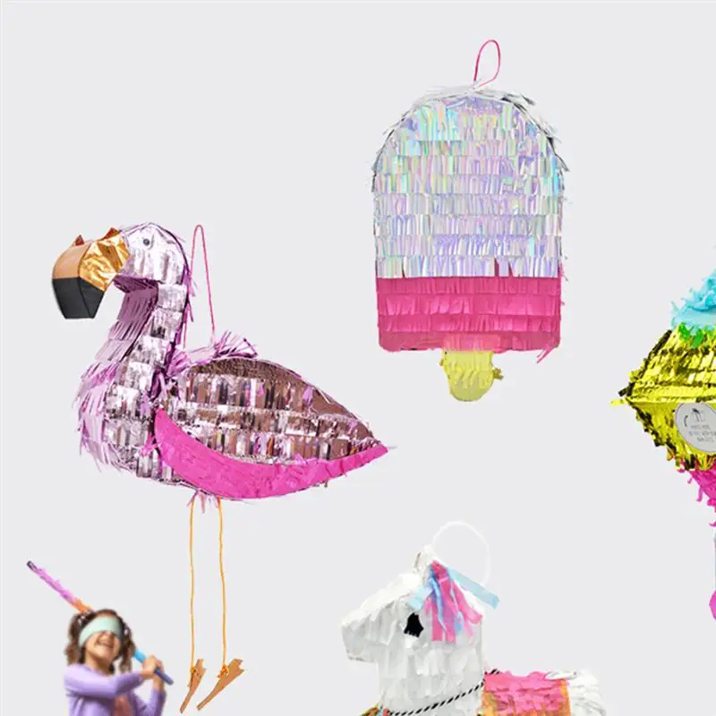 Алюминиевая фольга Pinata игрушка в форме фламинго реквизит для игр креативное