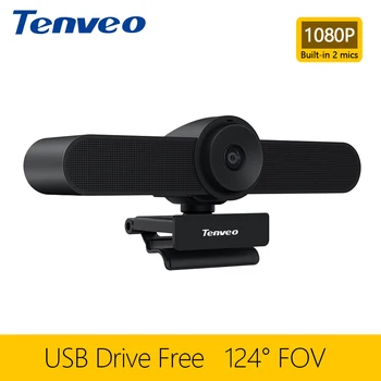 شراءTenveo VA200 Pro 1920x1080 30Fps القرار كاميرا ويب مع ميكروفون ومكبر صوت للعيش مكالمة فيديو 124 ° Fov زاوية رؤية واسعة