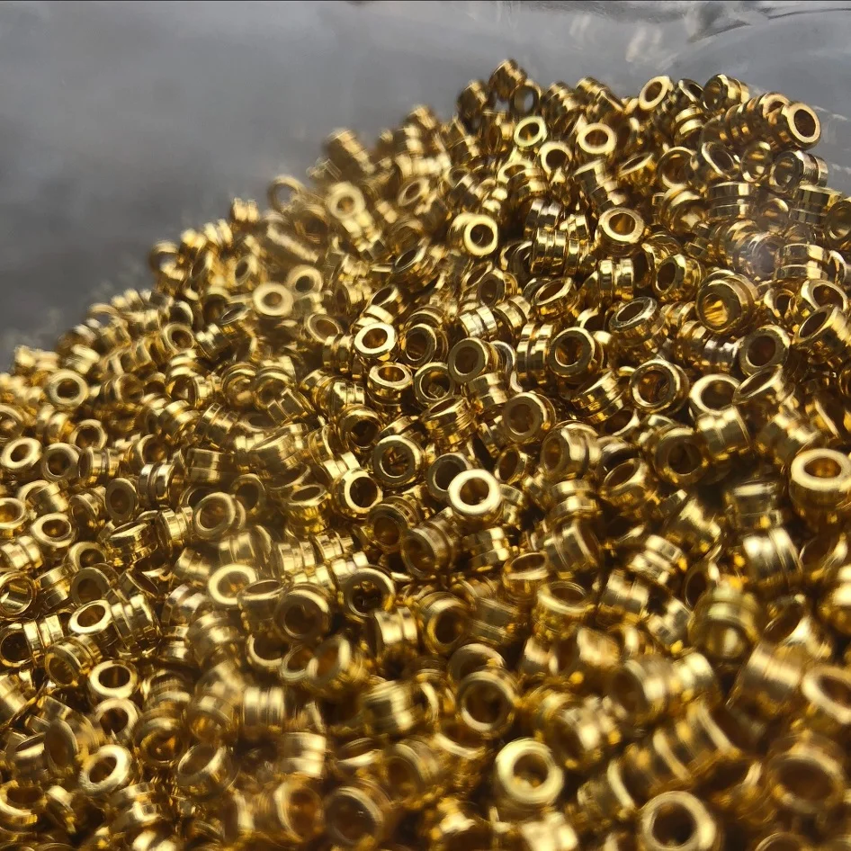 

100PCS Acoustic Guitar strings Tail bead Pure brass