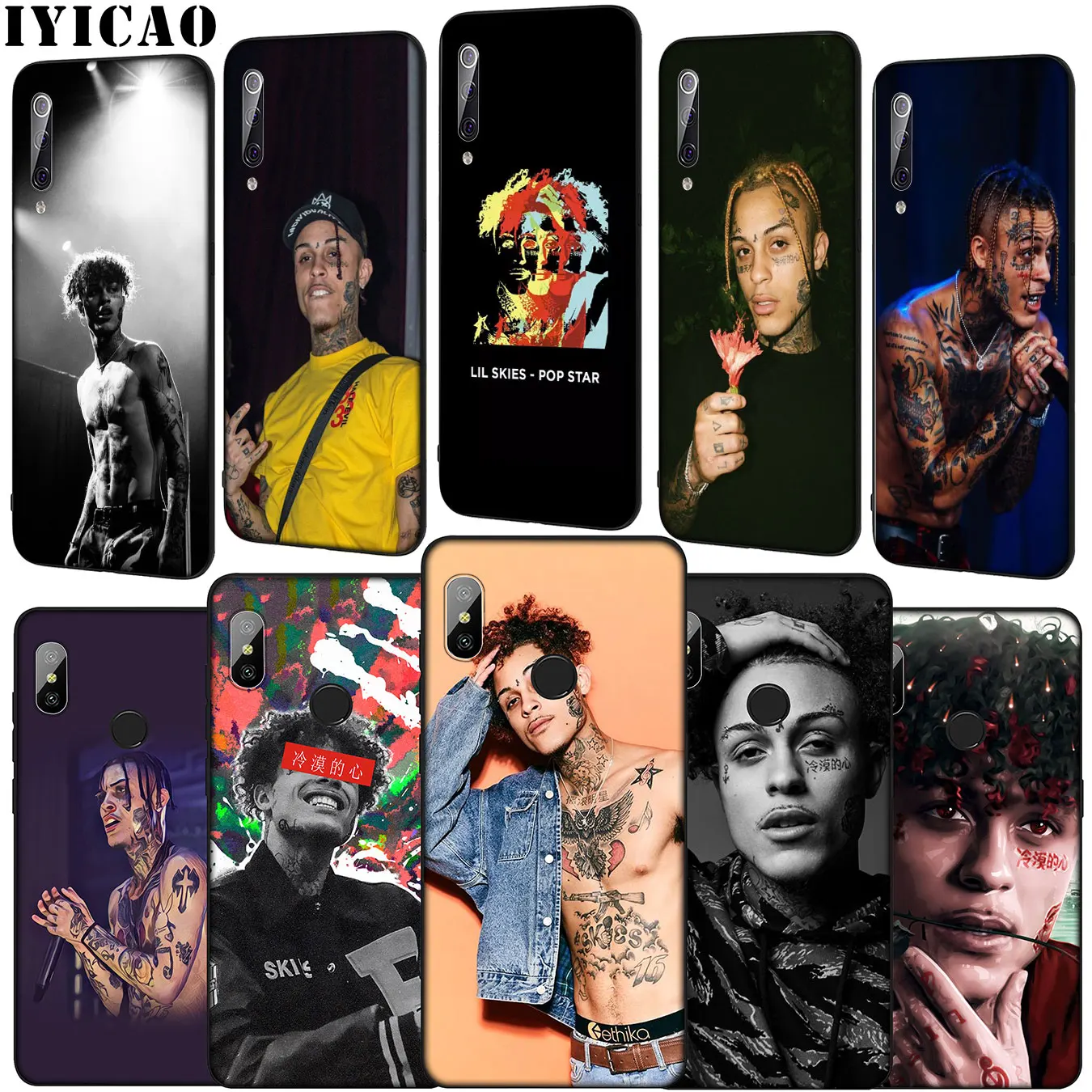 Мягкий чехол для телефона Lil Skies Rapper Xiaomi Mi 10 9 9T A3 Pro CC9 CC9E 8 SE A2 Lite A1 6 pocophone f1 Mi10 |