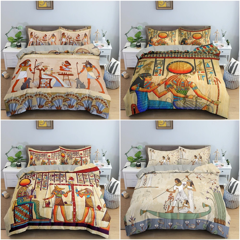 Duvets Bedding Sets Egypt Duvet Cover Egyptian Pyramid Ancient Egypt Duvet Cover Duvet