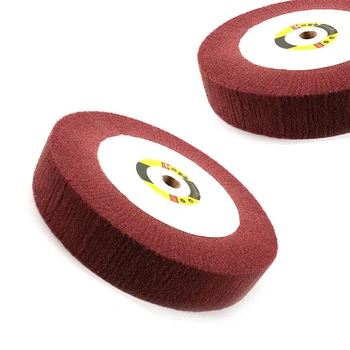 

1pcs Abrasive Wheel 4~12 Inch Non-woven Abrasive Flap Grinding Polishing Wheel 4/5\\\\\\\" Bore 320 Grit High Quality
