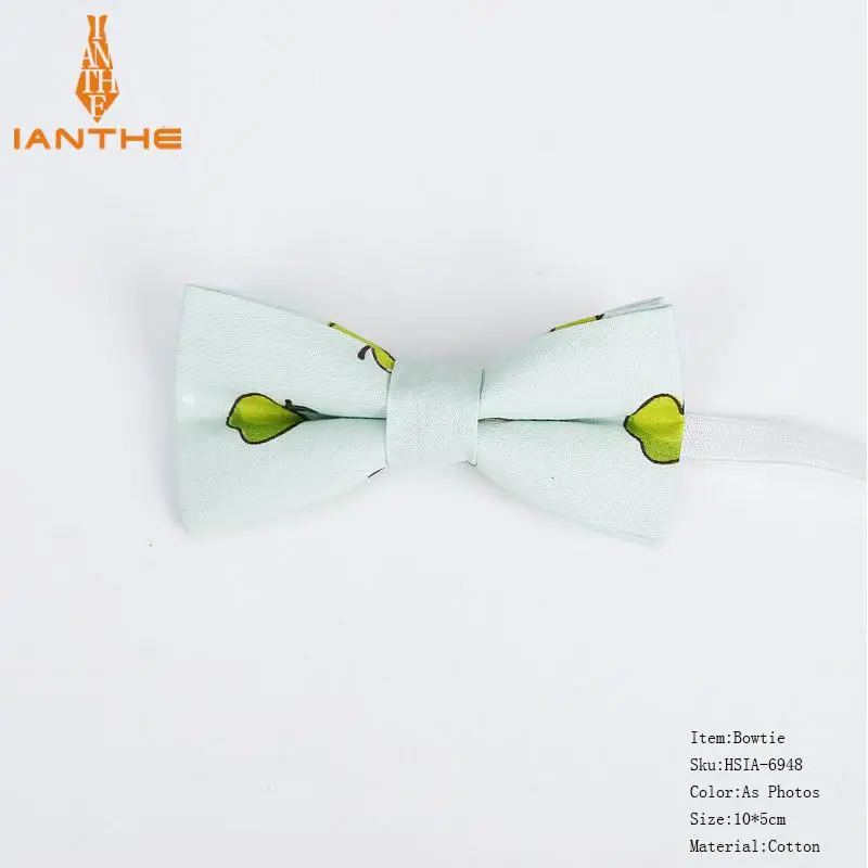 Child Bowtie Новые Брендовые мужские комплекты с милым принтом и галстуком-бабочкой для мальчиков и девочек, милые женские галстуки-бабочки - Цвет: Child Bowtie