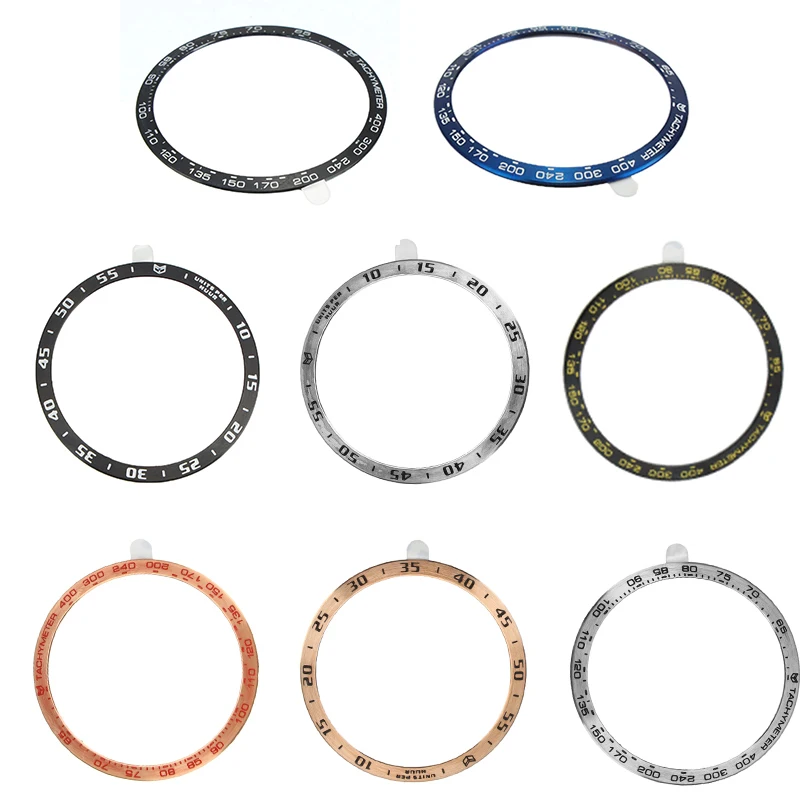 40MM Aluminum Watch Bezel Insert For Mens Watch Face Multiple Styles