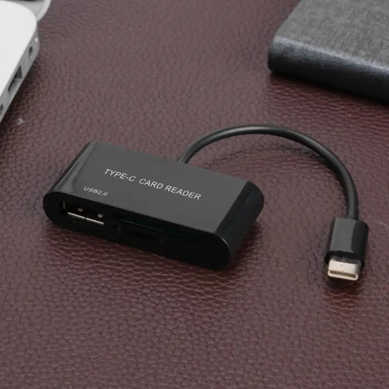USB 3,1 type-C к USB 2,0 концентратор адаптер OTG TF устройство для чтения карт памяти конвертер кабель отличное мастерство и долговечность