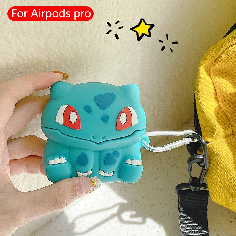Милый мультяшный беспроводной чехол для гарнитуры Bluetooth для Apple Airpods pro, силиконовый чехол для наушников Airpods 1 2, защитный чехол s - Цвет: 900 For Airpods Pro