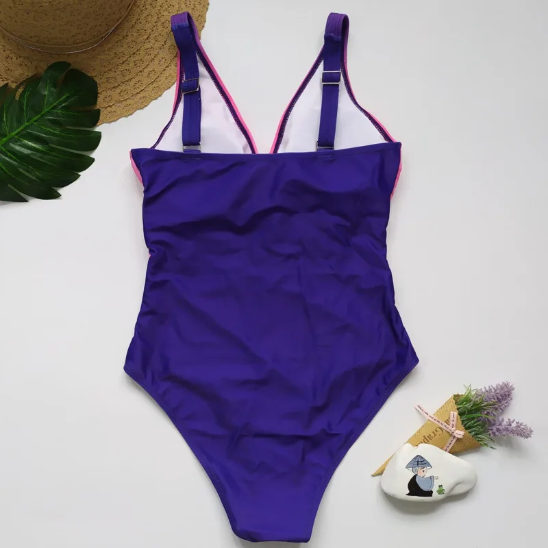 Women Swim Dresses women sport swimsuits women swim dresses Gradient Sexy One-Piece Large Swimsuits Closed Plus Size Swimwear Body Bathing Suit Female Pool Beach Women's Swimming Suit