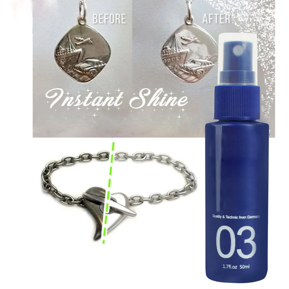 

Instant Shine Jewelry Cleaner Spray Agent Tool CX17