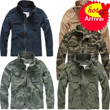 

Men Denim Jacket stand collar Camo Jacket Boys Casual Wear Overalls men Military Winter Thick Overall Camouflage Coat Male Tops
