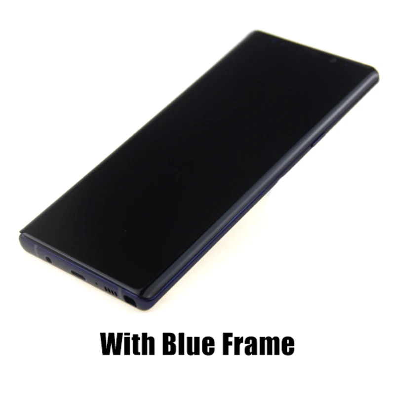 Note9 withBlue frame Тестовый ЖК-дисплей для samsung Note 9 lcd N960F lcd для samsung Note 9 N960F ЖК-экран сенсорный дигитайзер сборка - Цвет: Note9 withBlue frame