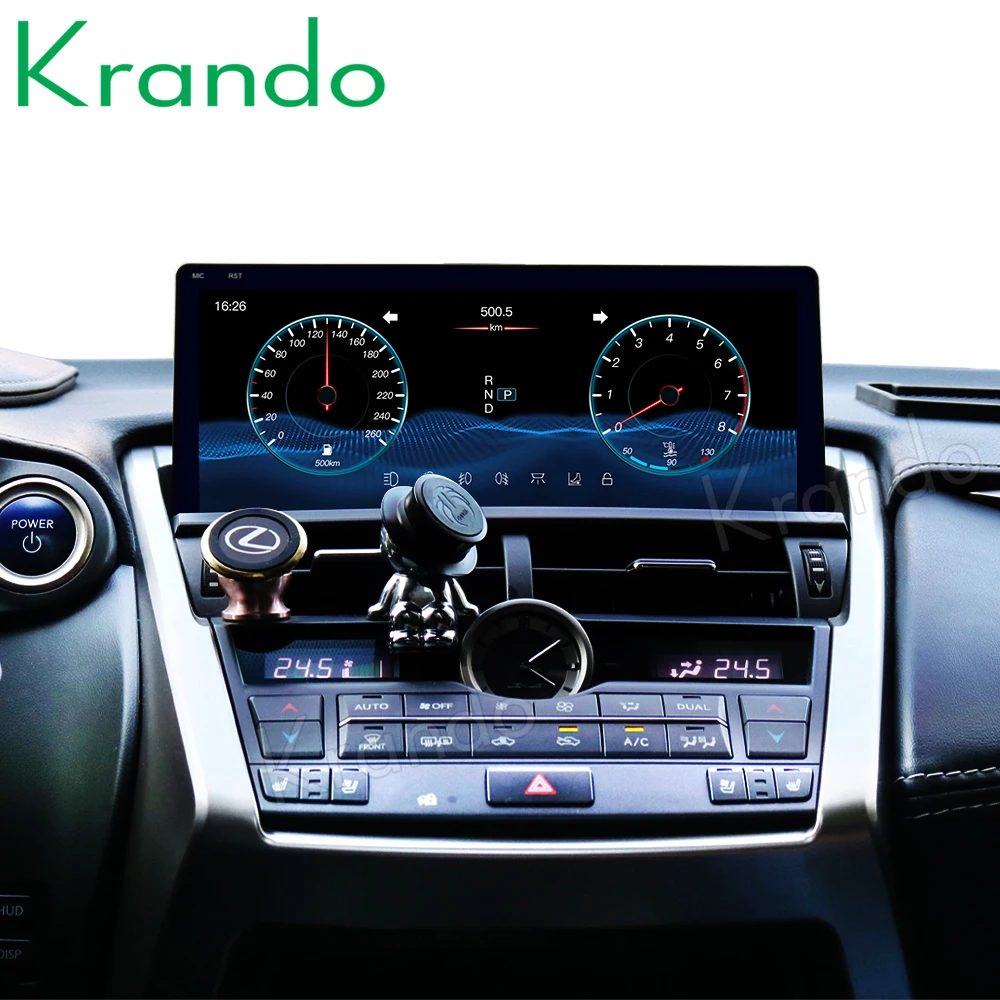 Krando Android 10.0 4G 64G 10.25'' Car Radio Audio For Lexus NX 2013-2019  Navigation Player BT WIFI headunit Carplay GPS