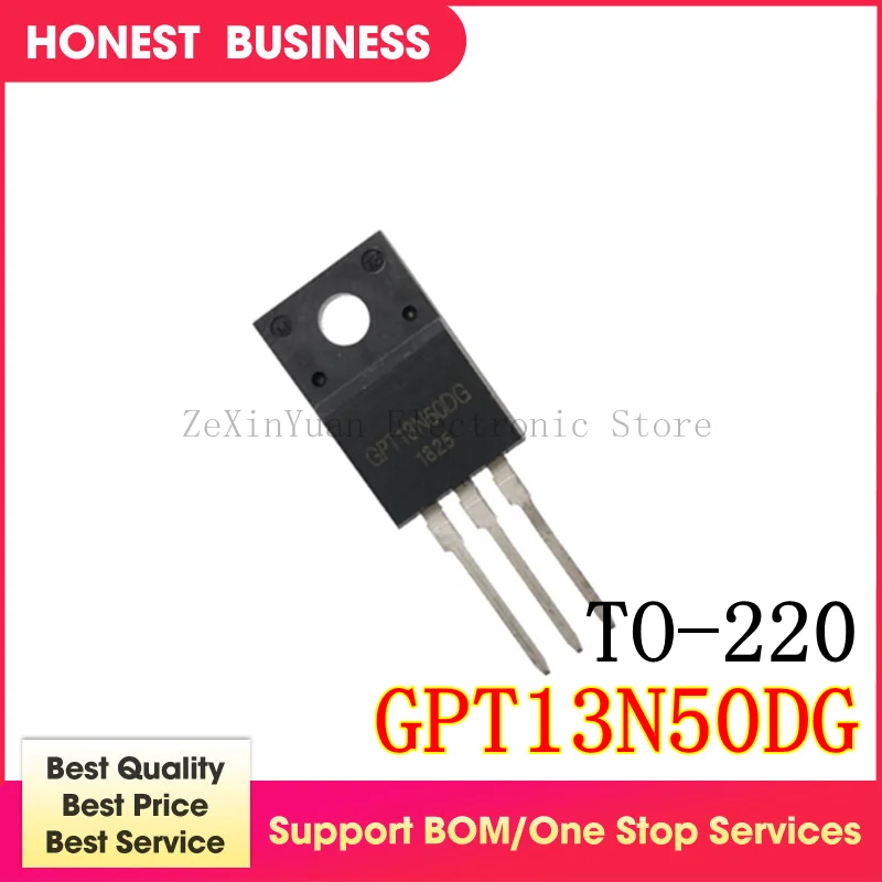 Новинка 10 шт./лот GPT13N50DG GPT13N50 13N50DG TO-220F IC | Электроника