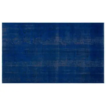 

Handmade Blue Vintage Overdyed Turkish Area Rug 170x287 Cm-5'7''X9'5''
