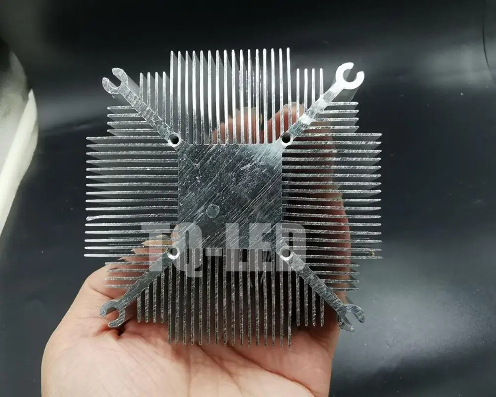 30W 40W 50W High Power Led Aluminum Radiator 90mm Heatsink