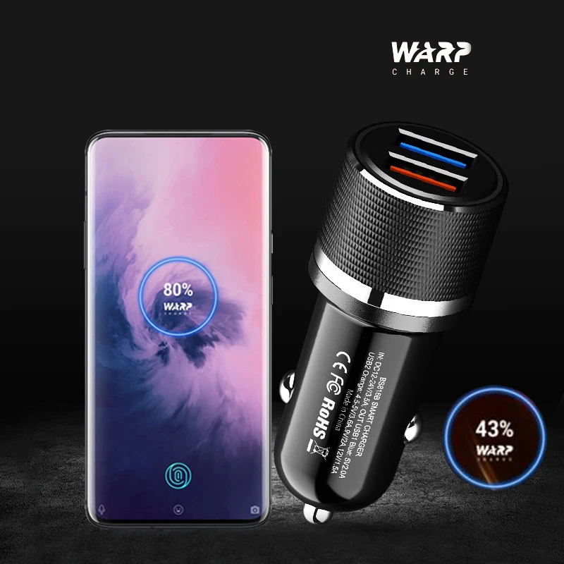 Автомобильное зарядное устройство OnePlus 8 Pro Warp оригинальный кабель для One Plus 7T 6T 5T 1