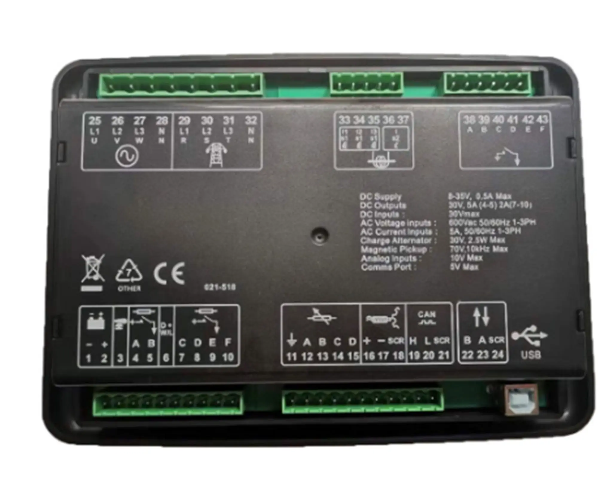  Diesel Engine Auto Controller AMF DSE6020 Replace DSE6020 MKII Generator Controller Module