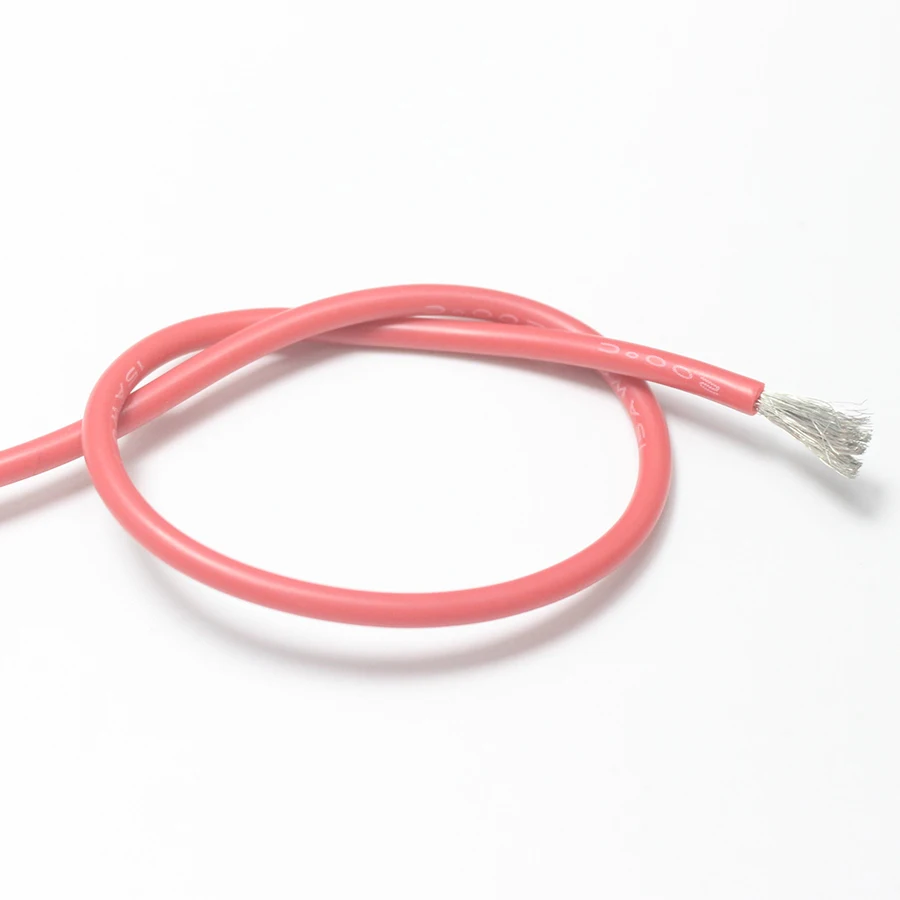 Câble silicone RC 5 mètres - Batterie chargeur - Rouge, Bleu, Noir