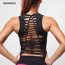 HAHASOLE спортивный топ модная сетчатая дышащая женская футболка Топы Спортивные с длинными рукавами быстросохнущая одежда для бега SWL0419-2