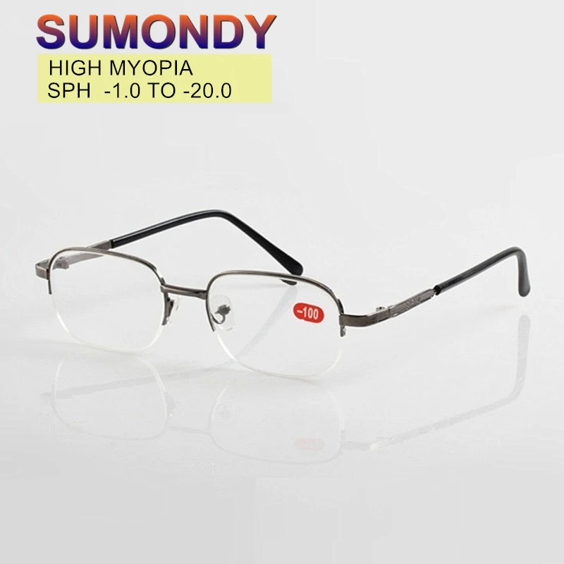 SUMONDY SPH 1 0 11 12 13 14 15 16 17 18 19 20 готовые очки для близорукости мужские и женские F155|myopia