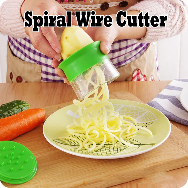Portable Creative Grater Rotary Cucumber Peeled Carrot Trimmer Helical Chipper Slicers Easy Operate And Clean Healthy Material