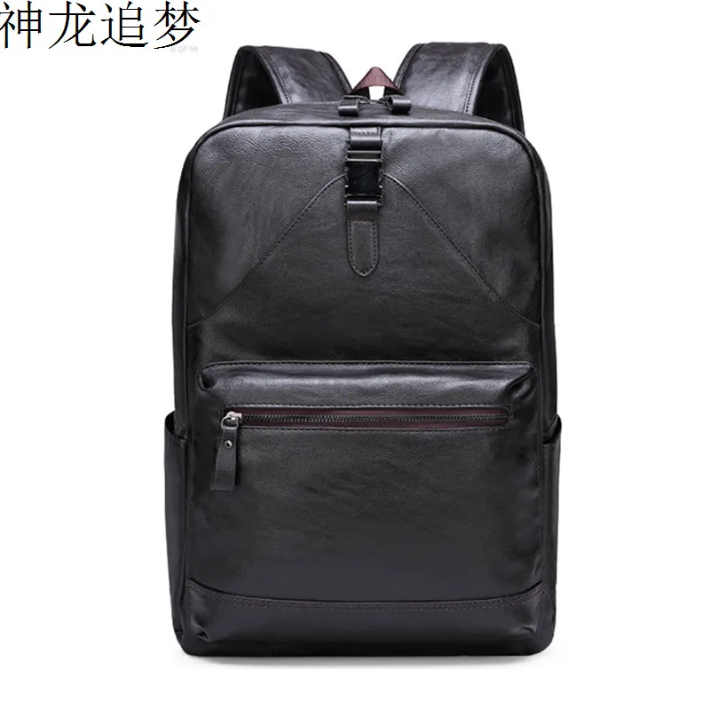 

Famous design Men's Preppy Backpack Laptop Computer Interlayer Backpack Casual shoulder Bag Business Men Mochila Travel backpack