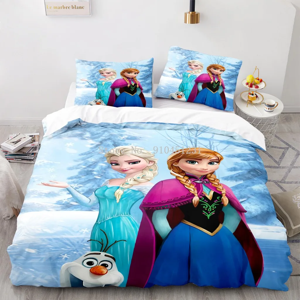 Disney Frozen Olaf Full Comforter Night Light & Throw Set Sheet Set Pillow 