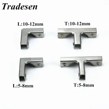 

1pcs L T type right angle fixed clip cabinet combination connecting piece fish tank Glass Fixed For 5-12mm Furniture Hardware
