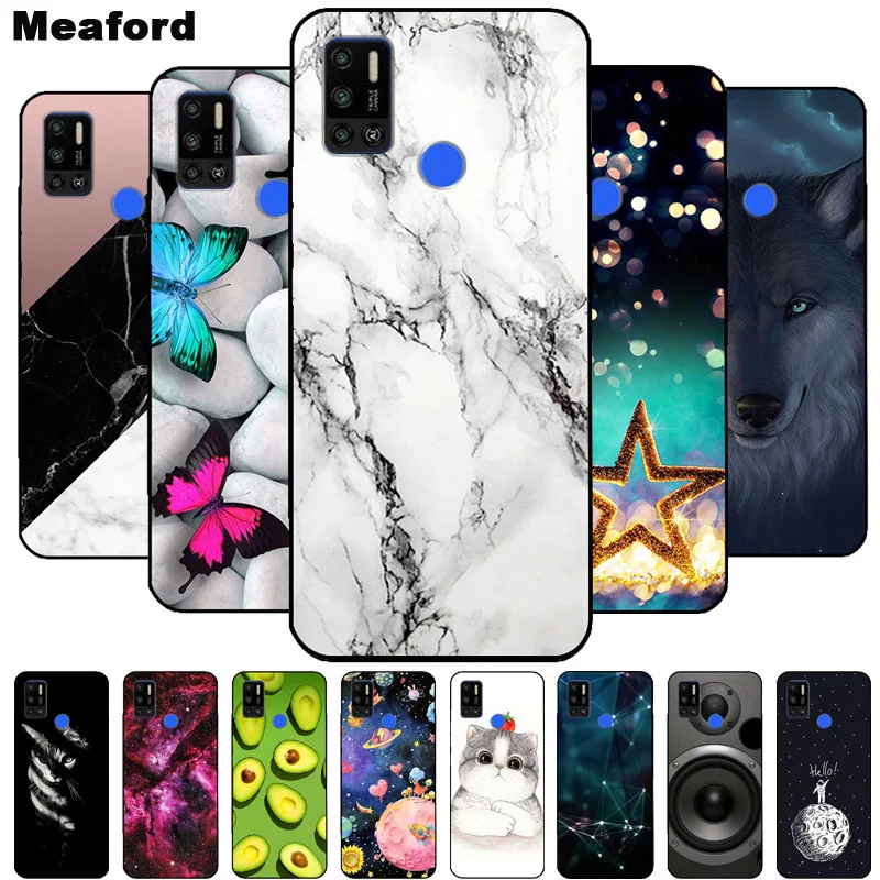 Funda de silicona para Tecno Spark 5 air Case, cubierta de TPU suave para teléfono negro, carcasas traseras de aire para Spark 5 Pro